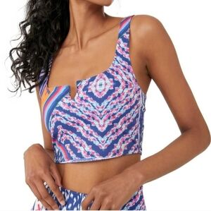 Free People Movement Ashford Lose Control Square Neck Top Sports Bra size Large